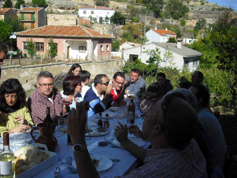 Comimos en la calle tan ricamente