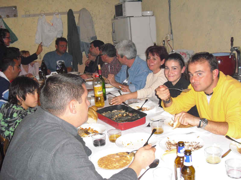 Un momento de la cena