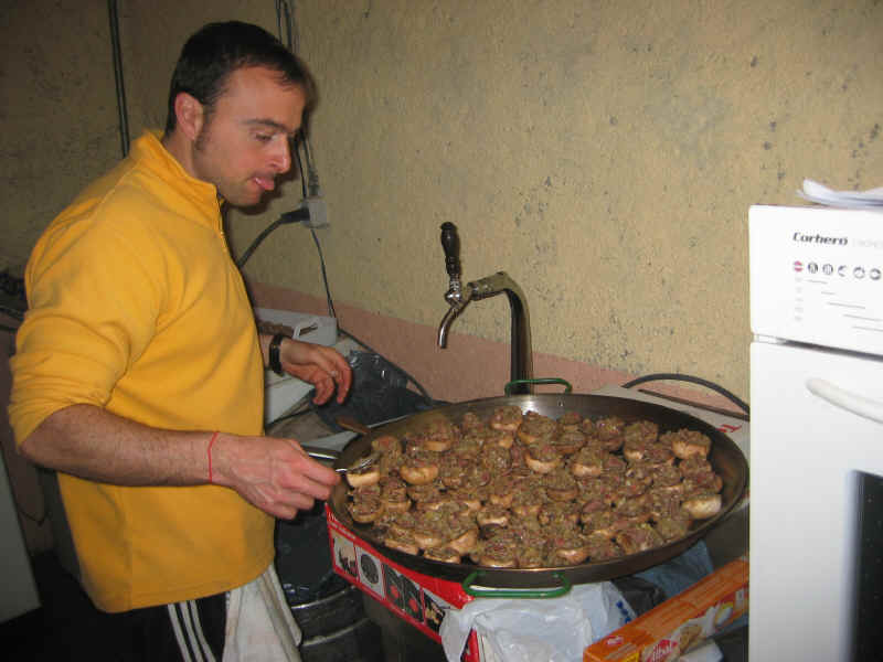 Receta de champiñones rellenos