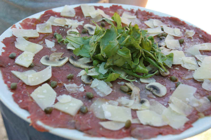 Receta de carpaccio de buey