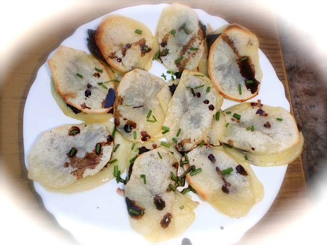 Receta de ravioli de patata y butifarra negra