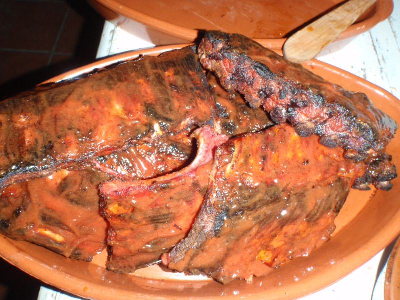 Receta de costillas asadas