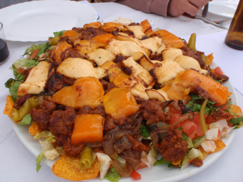 Receta de ensalada de nachos