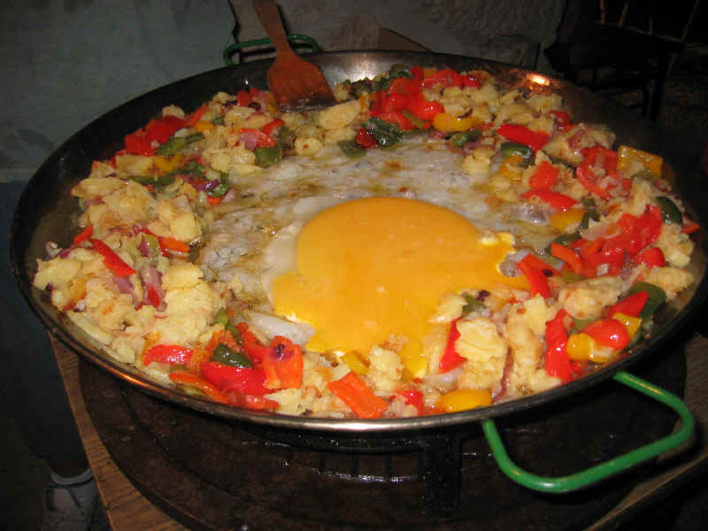 Receta de huevo frito de avestruz