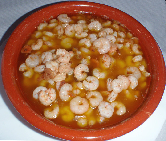 Receta de gambas al ajillo