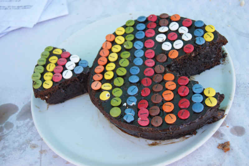 Receta de tarta de chocolate en forma de pez