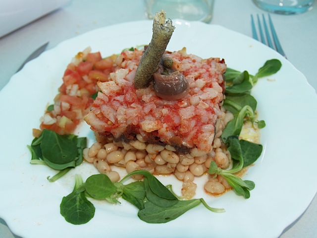 Receta de 'empedrat' de bacalao