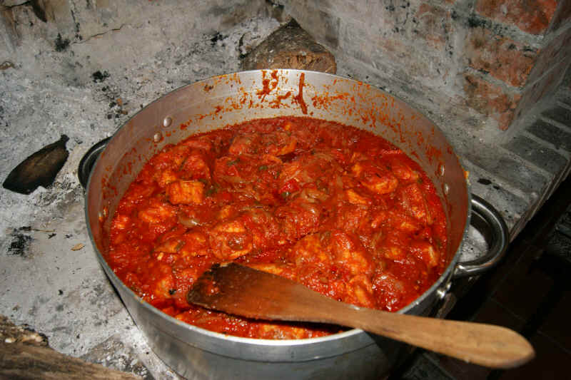 Receta de bonito con tomate