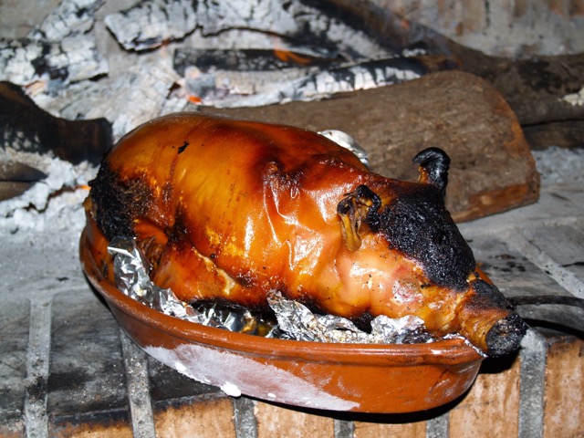 Receta de cochinillo asado