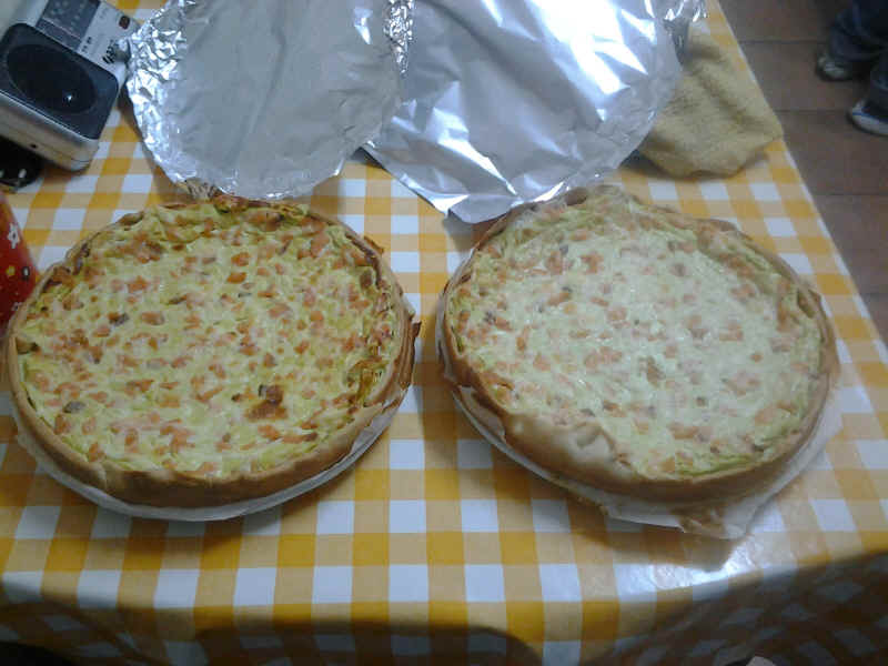 Receta de quiche de salmón y aguacate