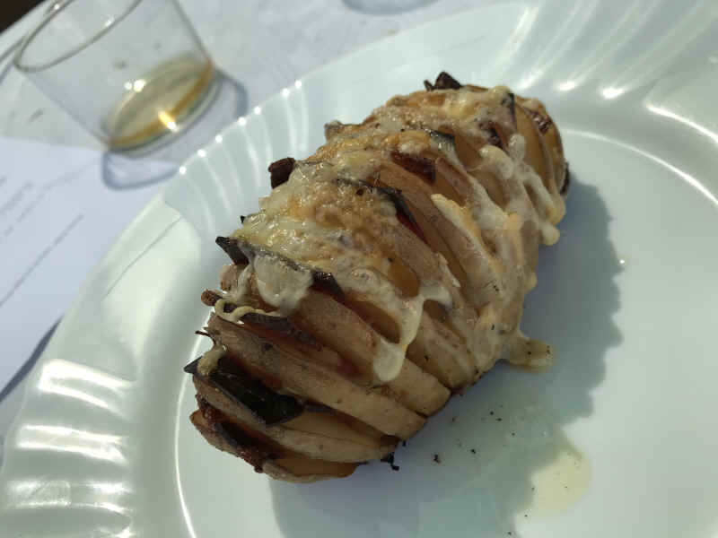 Patatas al estilo Hasselback