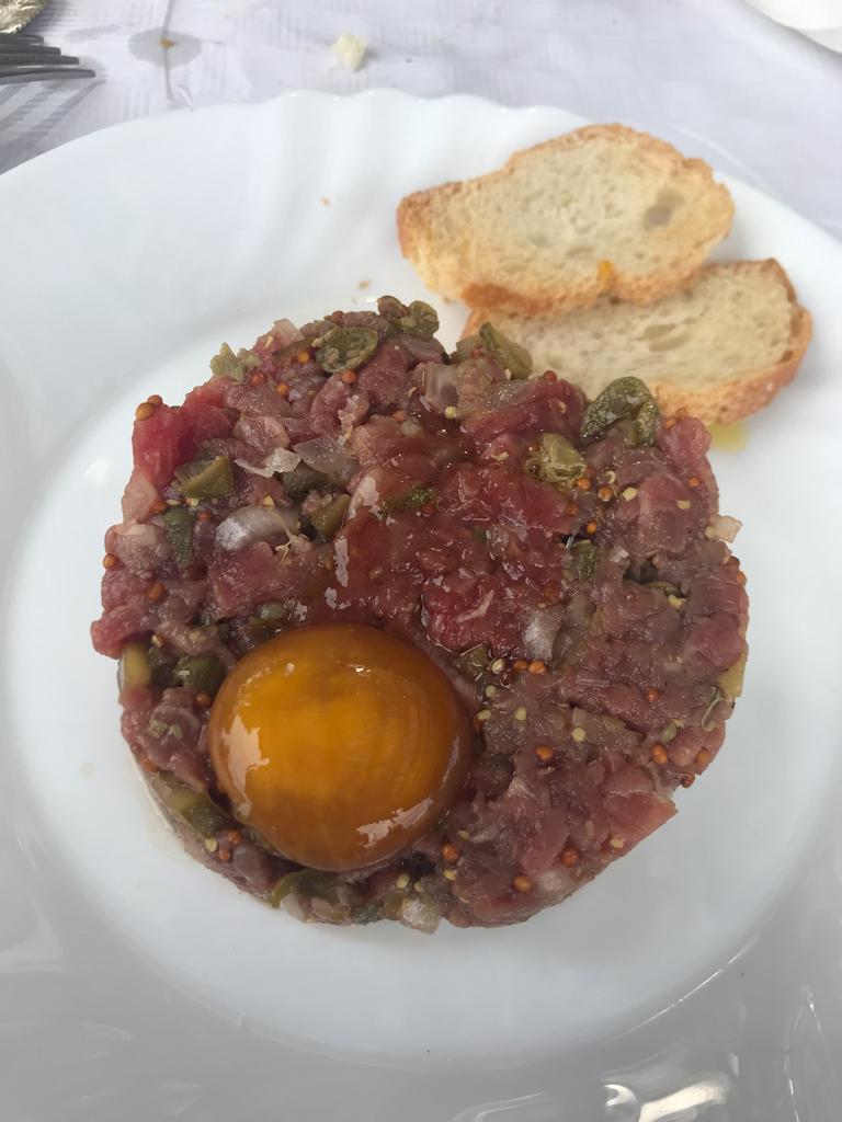 Receta de steak tartar