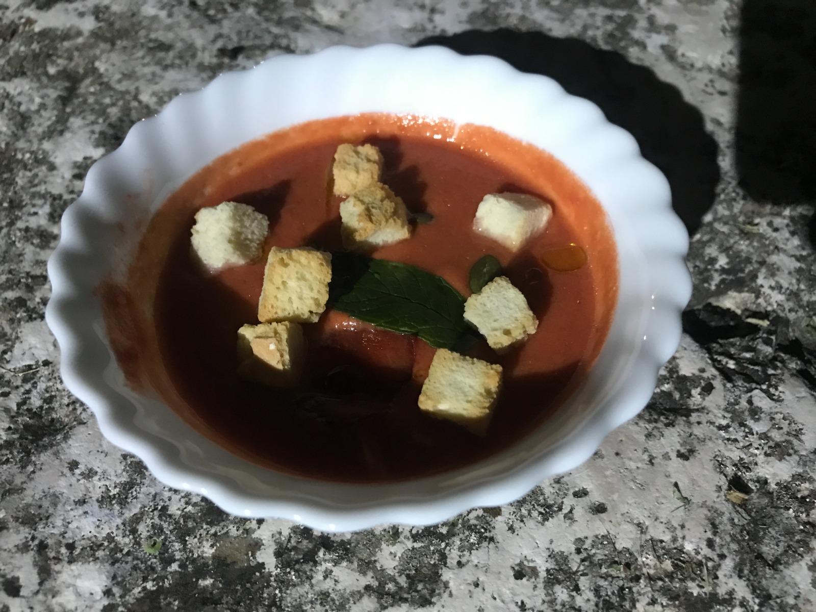 Receta de gazpacho de cerezas