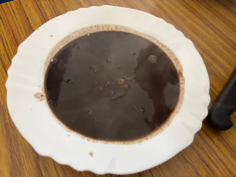 Receta de judías negras con calamares