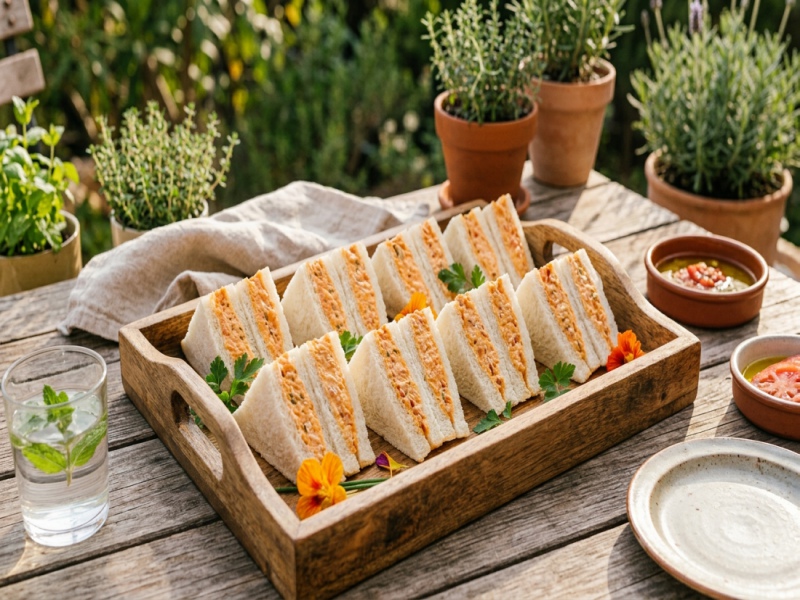 Receta de sándwich de atún con tomate Receta de sándwich de atún con tomate